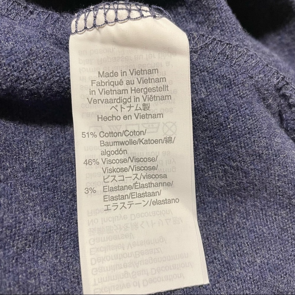 Madewell navy open front duster/cardigan/sweater - Picture 4 of 14
